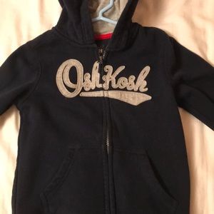 Boy zipper up sweatshirt